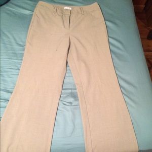 Khaki dress pants, 8 long