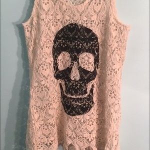Skull Sleeveless Top