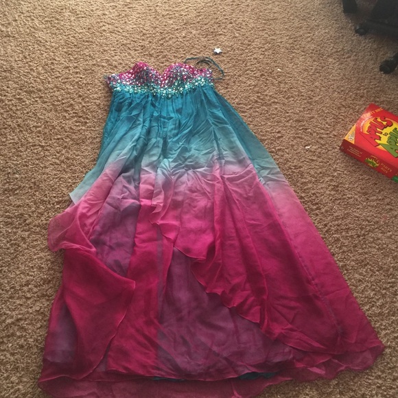 Ombré prom dress - Picture 3 of 3