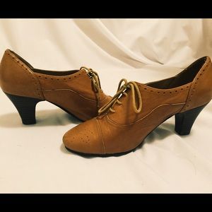 MODA Luxury Leather Heel Oxford SIZE 7.5👠