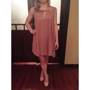 TFNC Dusty Rose Swing Dress