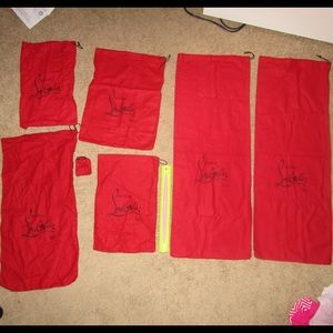 Authentic Christian Louboutin Dust Bags