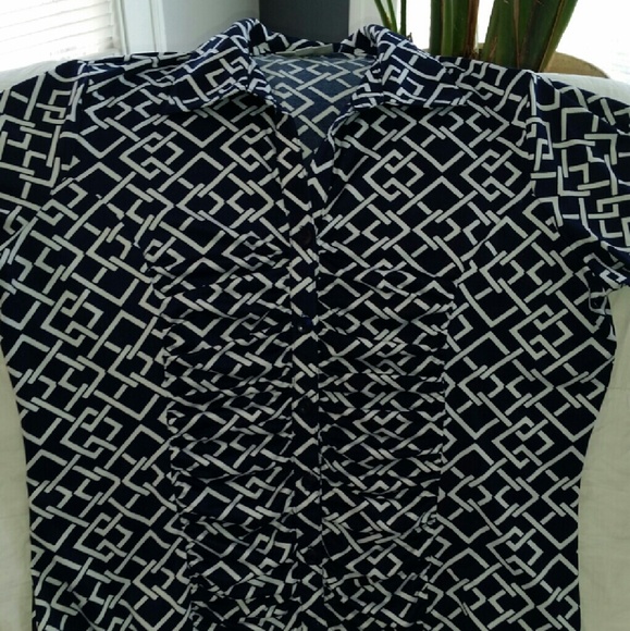 Navy blouse