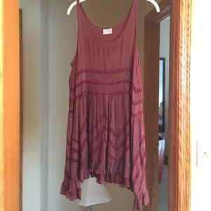 Free people trapeze shift dress