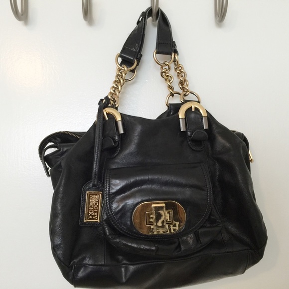 Authentic Badgley Mischka Leather Bag