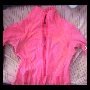 Lululemon define jacket in hot pink