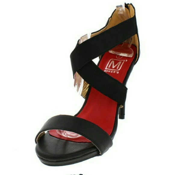 JENNIFER RED SOLE STRAPPY HEEL - Picture 2 of 4