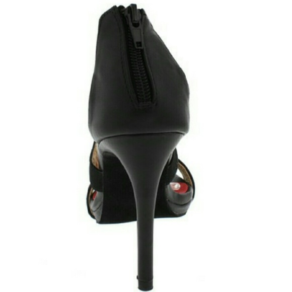 JENNIFER RED SOLE STRAPPY HEEL - Picture 3 of 4