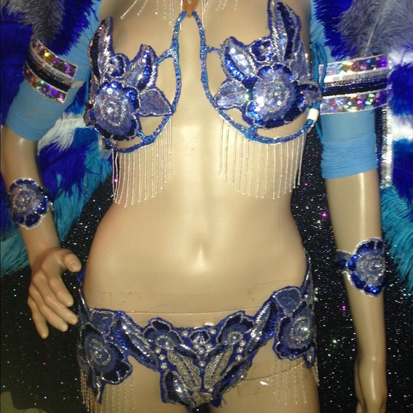 Multicolored Blue Complete Costume - Picture 1 of 4