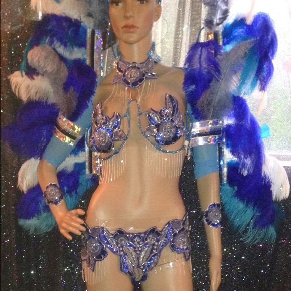 Multicolored Blue Complete Costume - Picture 4 of 4