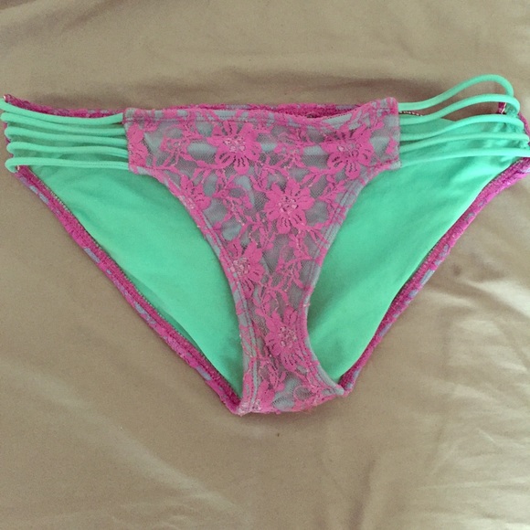 Victoria Secret bottoms purple/Pink and teal