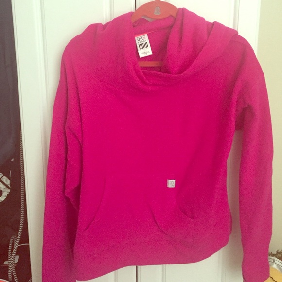 Pink VS sport fleece hoodie
