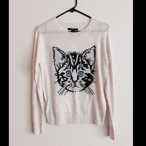 NWT Kitten face sweater