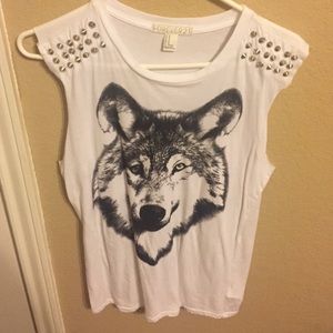 Sleeveless studded top