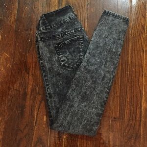 Acid Washed Skinny Jeans