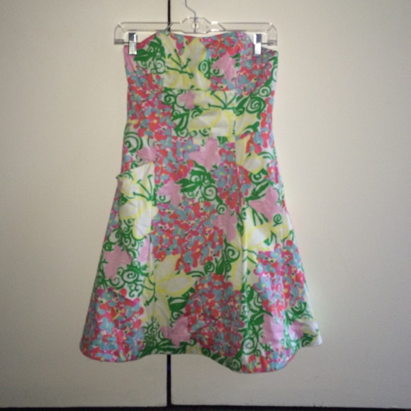 Lilly Pulitzer strapless dress