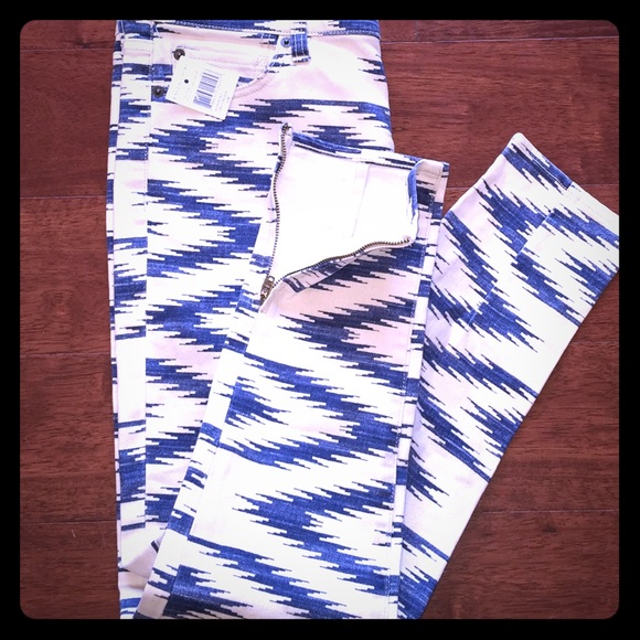 Denim & Supply Printed Skinny Jeans