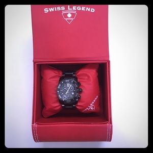 Women's Swiss Legend Diamond Commander Watch