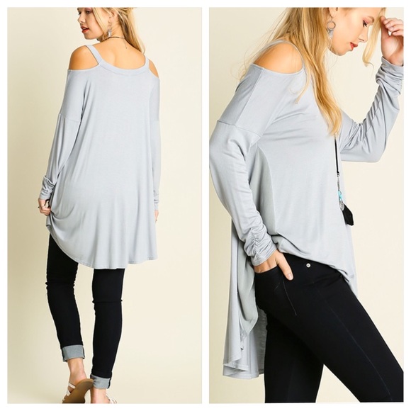 Shoulder Cut Outs Top - Picture 3 of 3