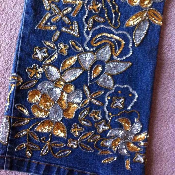 Sequin Jeans