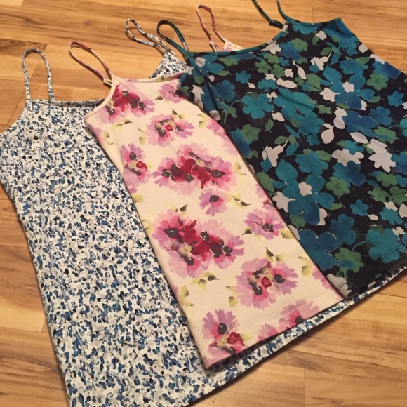 Ann Taylor Tops - LOFT Ann Taylor Floral Cotton Soft Tank Tops