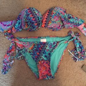 xhilaration paisley swimsuit