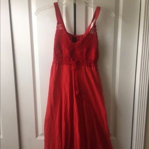 Sacred Threads Boho Red Dress