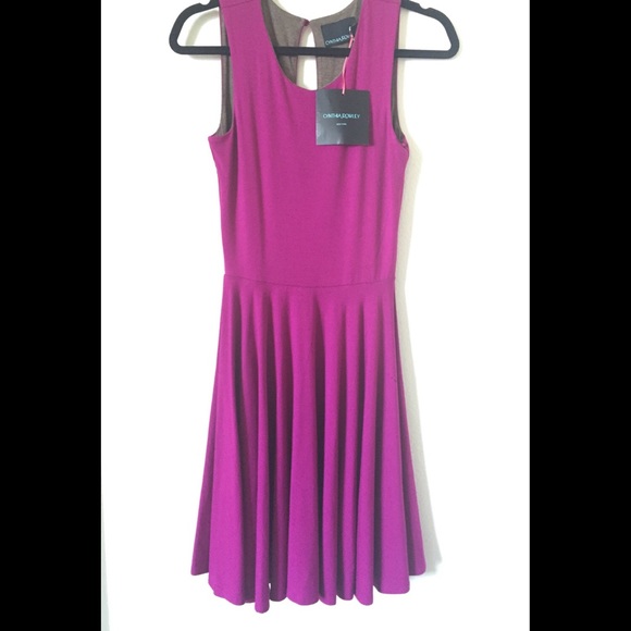 Cynthia Rowley Pink Purple Sleeveless Dress