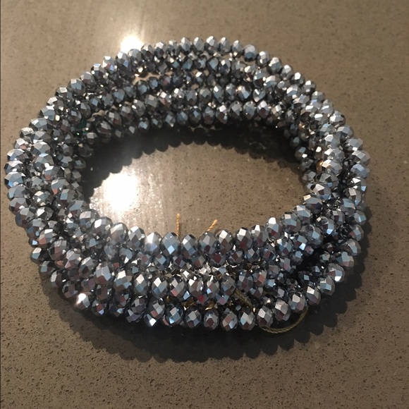 Handmade beaded wrap bracelet