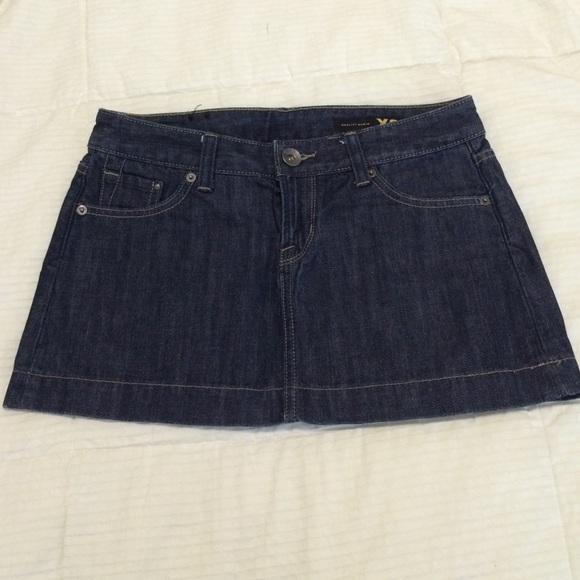 New Express dark Jean skirt
