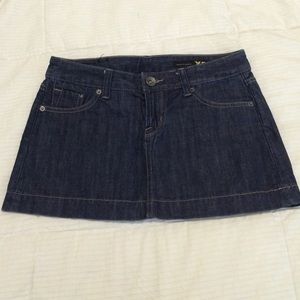 New Express dark Jean skirt