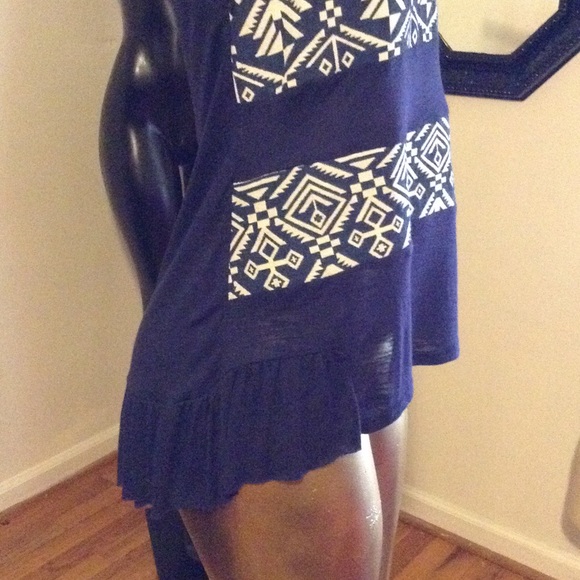 🌹🌹🌹 Stunning tribal tank with ruffled bottom🌹 - Picture 3 of 4