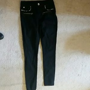 Studded Black Jeans