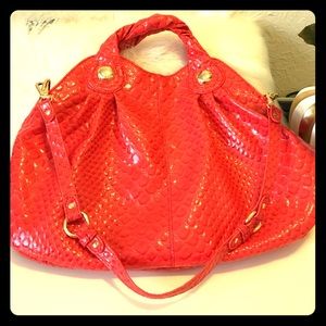 PRICE DROP-Large Coral Gianni Bini Bag