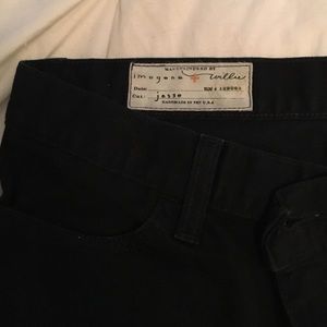 Anthropology Black skinny jeans