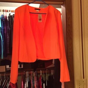 SOLD!!!! light blazer NWT XL jacket "Neon Coral"