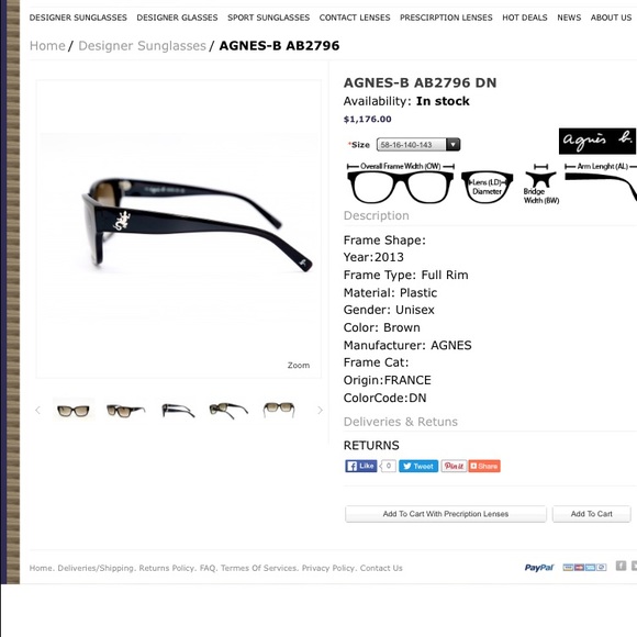 Anges b sunglasses! Great condition
