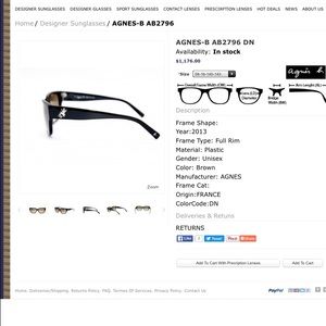 Anges b sunglasses! Great condition