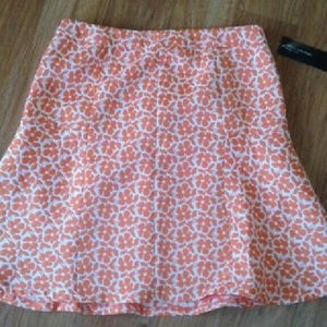 Jones new York orange/white shirt