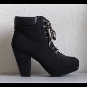 Mossimo platform ankle boots