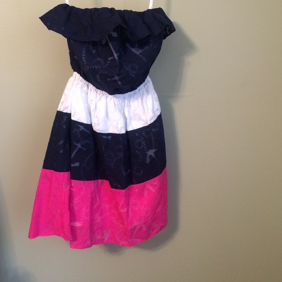 Striped Strapless Lilly Dress