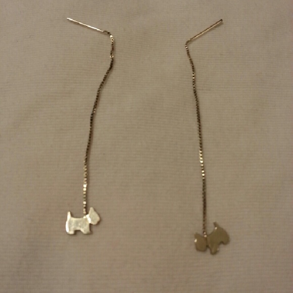 Agatha Scottish Dog Silver Earrings