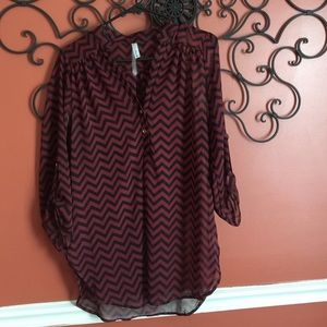 Cute chevron top med/lg