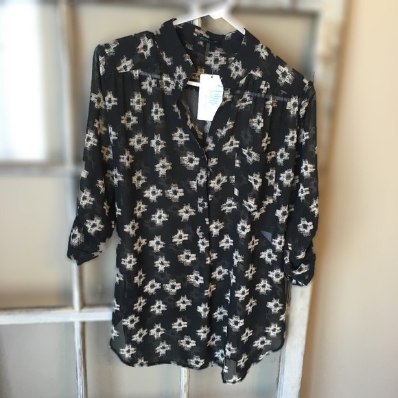Boutique sheer Cheyenne tunic