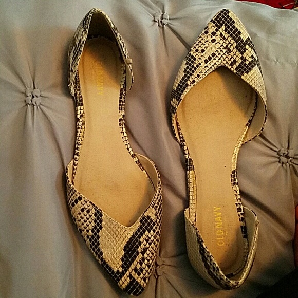 Snake Print  Flats
