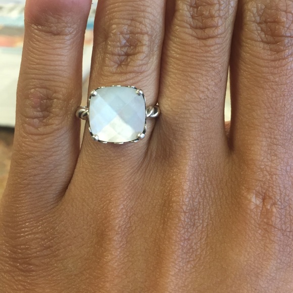 Pandora mother of pearl ring