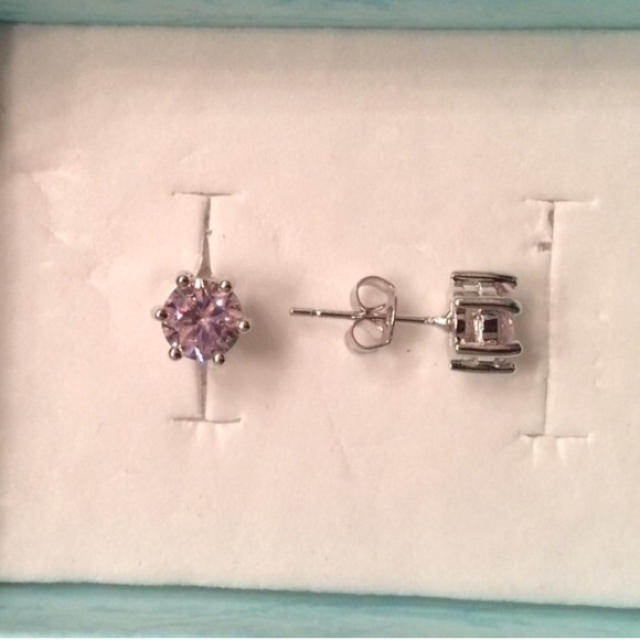 Pink Amethyst Earrings 💕 - Picture 3 of 3