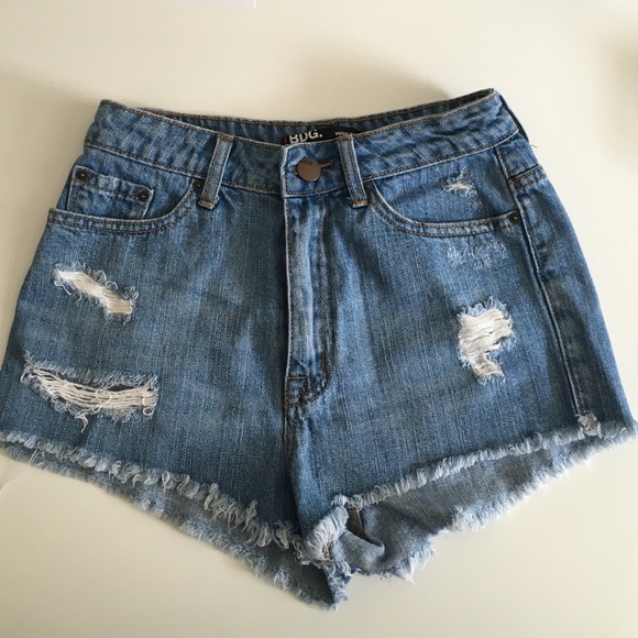 BDG Pants - Bdg High Rise Denim Shorts