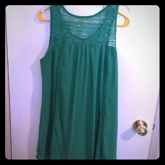 Green summer dress - Picture 1 of 1