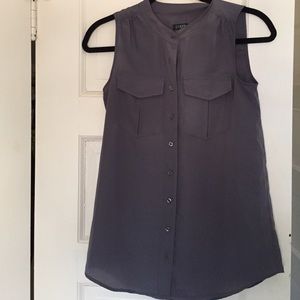 J.Crew Factory Sleeveless Button Up